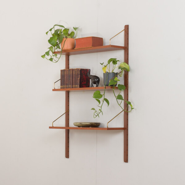 Three teak floating shelves by Poul Cadovius for Cado, Denmark 1960s