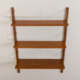23026 Three teak floating modular shelves, P. Cadovius Cado, Denmark 1960s-5