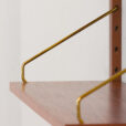 23026 Three teak floating modular shelves, P. Cadovius Cado, Denmark 1960s-8