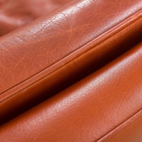 23040 Vintage Brown aniline leather sofa, Denmark, 1960s-9 23040 Vintage Brown aniline leather sofa, Denmark, 1960s-9