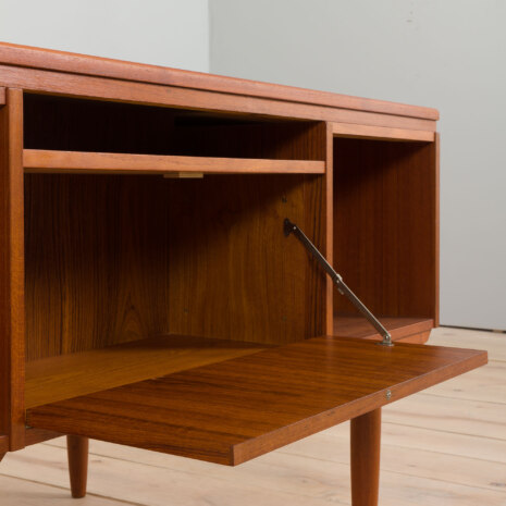 21328 Danish Freestanding Teak Desk With 6 Drawers, 1960s -21 21328 Danish Freestanding Teak Desk With 6 Drawers, 1960s -21