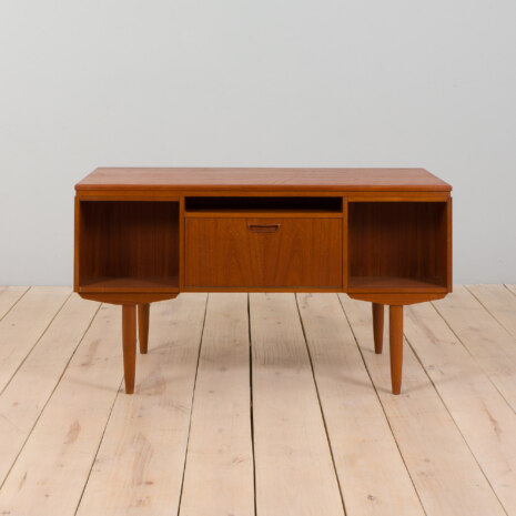 21328 Danish Freestanding Teak Desk With 6 Drawers, 1960s -8 21328 Danish Freestanding Teak Desk With 6 Drawers, 1960s -8