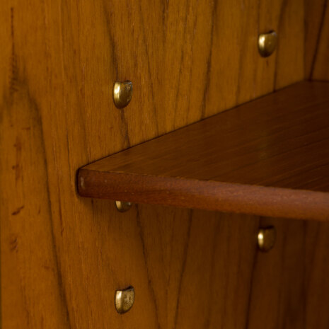 22194 Modular vintage bookcase in teak, wall shelving system with 2 cabinets, Sven Andersen Møbelfabrikk, Norway, 1960s-19 22194 Modular vintage bookcase in teak, wall shelving system with 2 cabinets, Sven Andersen Møbelfabrikk, Norway, 1960s-19