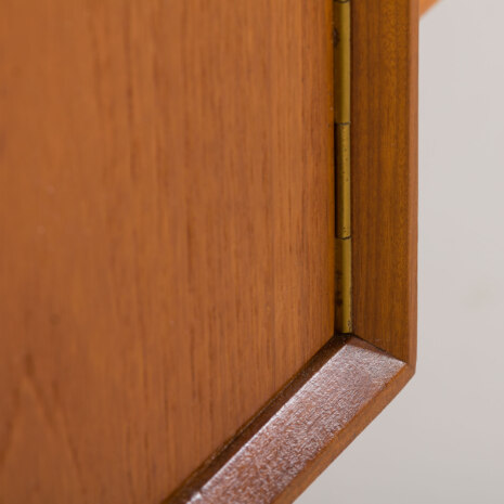 22194 Modular vintage bookcase in teak, wall shelving system with 2 cabinets, Sven Andersen Møbelfabrikk, Norway, 1960s-20 22194 Modular vintage bookcase in teak, wall shelving system with 2 cabinets, Sven Andersen Møbelfabrikk, Norway, 1960s-20