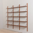 22314 three bay teak wall unit-4
