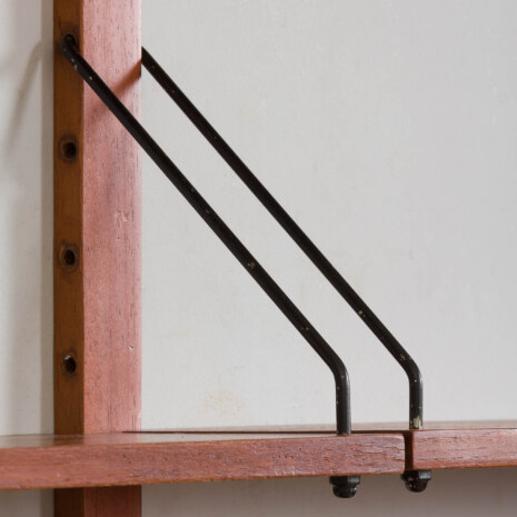 22314 three bay teak wall unit-6 22314 three bay teak wall unit-6