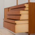 22487 Danish vintage Poul Cadovius modular bookcase, wall unit in teak for CADO , 1960s 1-12