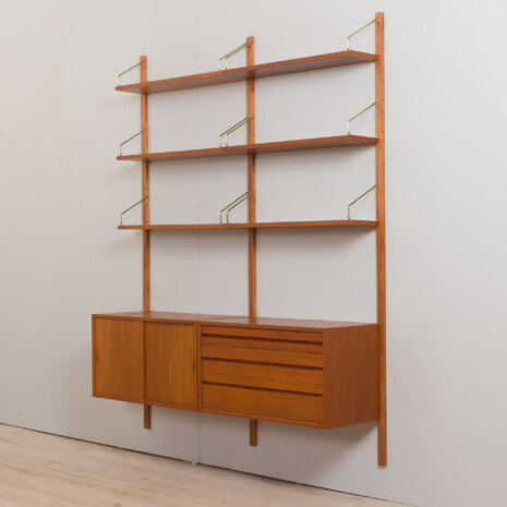 22487 Danish vintage Poul Cadovius modular bookcase, wall unit in teak for CADO , 1960s 1-3 22487 Danish vintage Poul Cadovius modular bookcase, wall unit in teak for CADO , 1960s 1-3