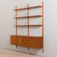 22487 Danish vintage Poul Cadovius modular bookcase, wall unit in teak for CADO , 1960s 1-3