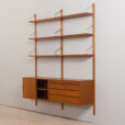22487 Danish vintage Poul Cadovius modular bookcase, wall unit in teak for CADO , 1960s 1-4