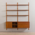 22487 Danish vintage Poul Cadovius modular bookcase, wall unit in teak for CADO , 1960s 1-7