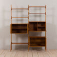 22490 Italian Vintage free standing bookcase, room divider in teak in the style of Vittorio Dassi, 1960s-2