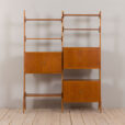 22490 Italian Vintage free standing bookcase, room divider in teak in the style of Vittorio Dassi, 1960s-3