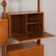 22490 Italian Vintage free standing bookcase, room divider in teak in the style of Vittorio Dassi, 1960s-7