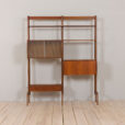 23005 Vintage Scandinavian modular free standing bookcase teak, Norway, 1960s v.2-6