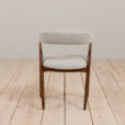23012 Set of 4 mid-century Danish teak dining chairs by Th. Harlev for FARSTRUP MØBLER in blue wool,1950s-11