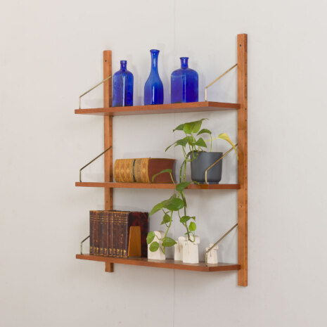 23027 Three teak floating shelves by P. Cadovius for Cado, Denmark 1960s-2 23027 Three teak floating shelves by P. Cadovius for Cado, Denmark 1960s-2