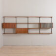 23031 Kai Kristiansen Vintage Danish mid century modern modular teak bookcase for FM Mobler, 1960s-4