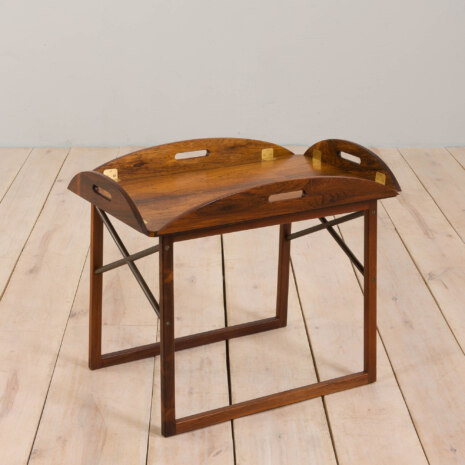 23060 Vintage Rosewood Butler_s Tray table by Svend Langkilde, Denmark, 1960s-6 23060 Vintage Rosewood Butler_s Tray table by Svend Langkilde, Denmark, 1960s-6