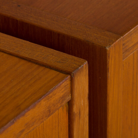 23064 Italian Vintage bookcase room divider, free standing shelving in teak, 1960s-16 23064 Italian Vintage bookcase room divider, free standing shelving in teak, 1960s-16