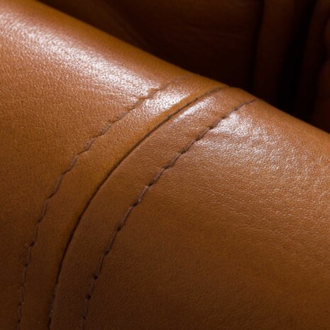 23071 Vintage light brown leather 3 seater sofa by Stouby in B. Mogensen style, Denmark, 1960s-9 23071 Vintage light brown leather 3 seater sofa by Stouby in B. Mogensen style, Denmark, 1960s-9