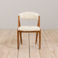 23073 kai kristiansen chair with white whool-2