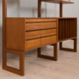 3047 Poul Cadovius freestanding bookcase with vinyl records cabinet, Royal Cado, Denmark 1960s-7