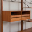 3047 Poul Cadovius freestanding bookcase with vinyl records cabinet, Royal Cado, Denmark 1960s-8