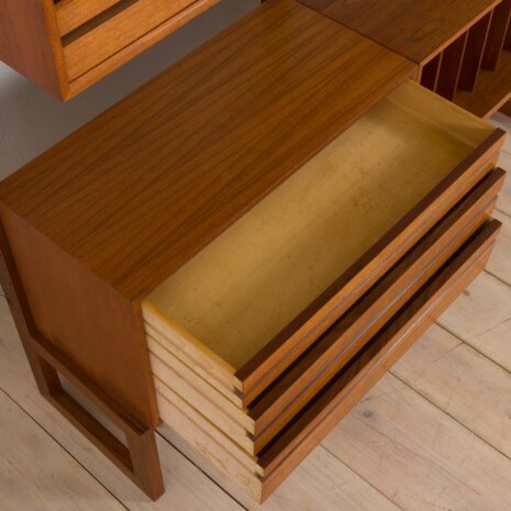 3047 Poul Cadovius freestanding bookcase with vinyl records cabinet, Royal Cado, Denmark 1960s-9 3047 Poul Cadovius freestanding bookcase with vinyl records cabinet, Royal Cado, Denmark 1960s-9