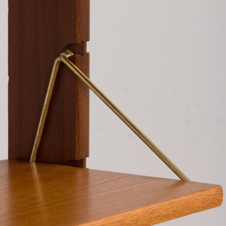 22348 Ergo free standing teak wall unit, bookcase by John Texmon and Einar Blindheim for Blindheim Mobelfabrikk, Norway, 1960s-14 22348 Ergo free standing teak wall unit, bookcase by John Texmon and Einar Blindheim for Blindheim Mobelfabrikk, Norway, 1960s-14