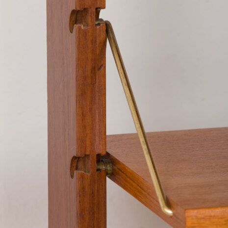 22348 Ergo free standing teak wall unit, bookcase by John Texmon and Einar Blindheim for Blindheim Mobelfabrikk, Norway, 1960s-15 22348 Ergo free standing teak wall unit, bookcase by John Texmon and Einar Blindheim for Blindheim Mobelfabrikk, Norway, 1960s-15