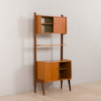 22348 Ergo free standing teak wall unit, bookcase by John Texmon and Einar Blindheim for Blindheim Mobelfabrikk, Norway, 1960s-4