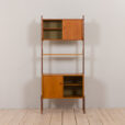 22348 Ergo free standing teak wall unit, bookcase by John Texmon and Einar Blindheim for Blindheim Mobelfabrikk, Norway, 1960s-7