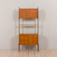 22348 Ergo free standing teak wall unit, bookcase by John Texmon and Einar Blindheim for Blindheim Mobelfabrikk, Norway, 1960s-8