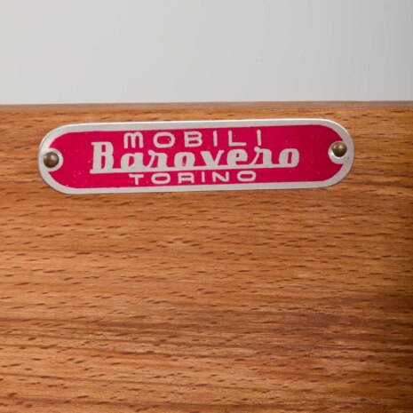 22489 Italian two sections modular bookcase, or room divider in light mahogany and brass, 1970s-19 22489 Italian two sections modular bookcase, or room divider in light mahogany and brass, 1970s-19