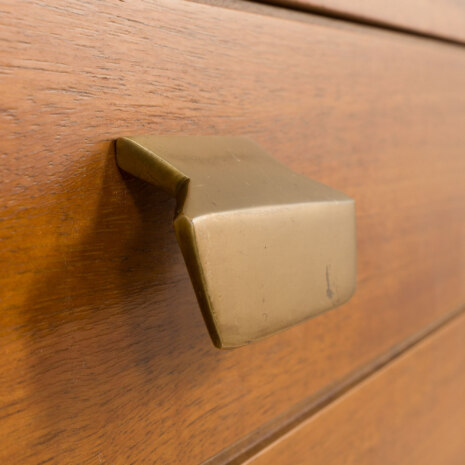 22489 Italian two sections modular bookcase, or room divider in light mahogany and brass, 1970s-5 22489 Italian two sections modular bookcase, or room divider in light mahogany and brass, 1970s-5