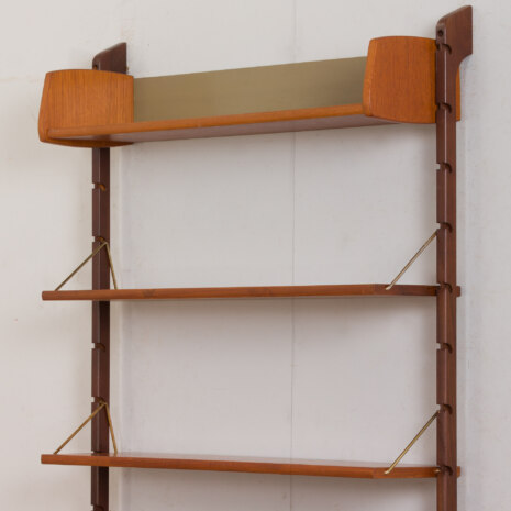 23015 Scandinavian mid century wall unit with floating desk or secretaire, by John Texmon, Norway 1960s-13 23015 Scandinavian mid century wall unit with floating desk or secretaire, by John Texmon, Norway 1960s-13