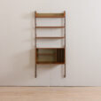 23015 Scandinavian mid century wall unit with floating desk or secretaire, by John Texmon, Norway 1960s-6