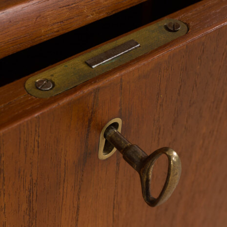 23015 Scandinavian mid century wall unit with floating desk or secretaire, by John Texmon, Norway 1960s-9 23015 Scandinavian mid century wall unit with floating desk or secretaire, by John Texmon, Norway 1960s-9