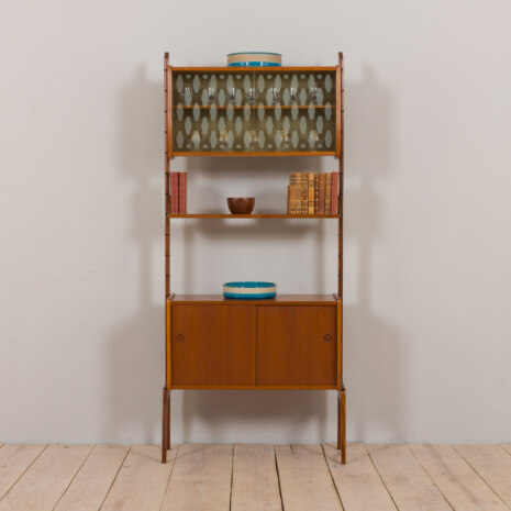 23016 ergo one bay teak wall unit-1 23016 ergo one bay teak wall unit-1