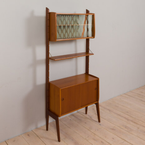 23016 ergo one bay teak wall unit-10 23016 ergo one bay teak wall unit-10