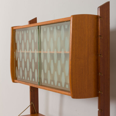 23016 ergo one bay teak wall unit-11 23016 ergo one bay teak wall unit-11