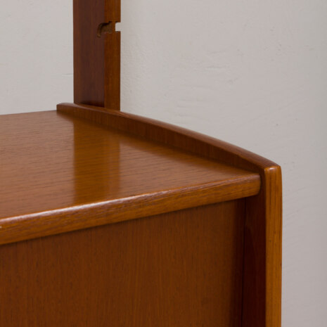 23016 ergo one bay teak wall unit-14 23016 ergo one bay teak wall unit-14