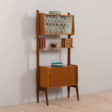 23016 ergo one bay teak wall unit-2 23016 ergo one bay teak wall unit-2