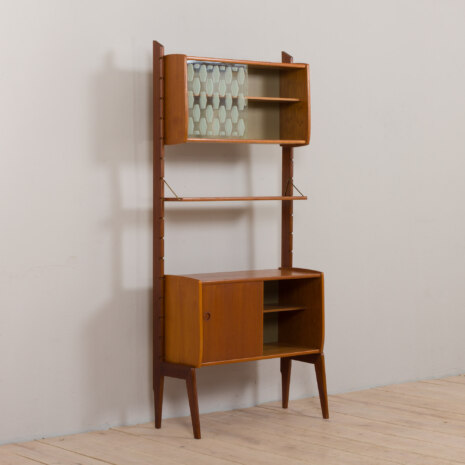 23016 ergo one bay teak wall unit-5 23016 ergo one bay teak wall unit-5