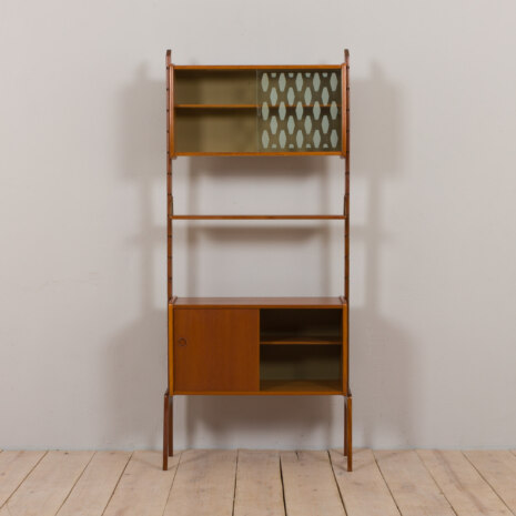 23016 ergo one bay teak wall unit-8 23016 ergo one bay teak wall unit-8