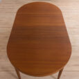 23043 Kai Kristiansen odnowiony okrągły stół z drewna tekowego z 2 przedłużeniami, 1960 -6