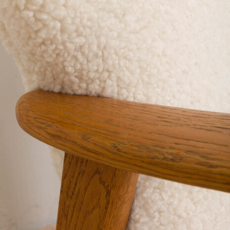 23065 Danish furniture manufacturer. Armchair, oak-13 23065 Danish furniture manufacturer. Armchair, oak-13