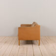 23075 Mogens Hansen vintage three seater sofa in tan aniline leather, Denmark 1970s-4