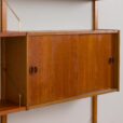 23085 three bay teak wall unit-12